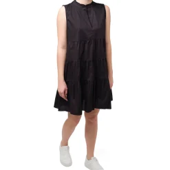 Abito nero da donna senza maniche Donna Abbigliamento Moda Donna