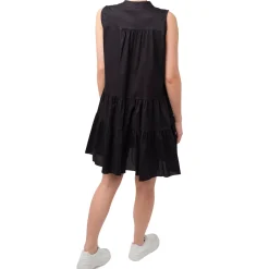 Abito nero da donna senza maniche Donna Abbigliamento Moda Donna