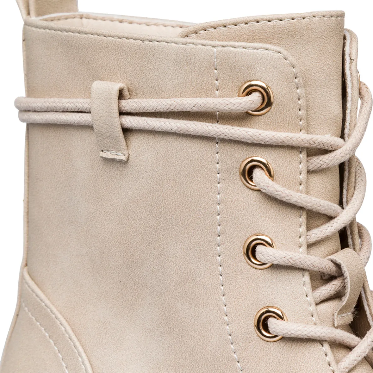 Sale Anfibi beige da ragazza con zip Bambino Stivaletti Bambina|Scarponcini Bambina