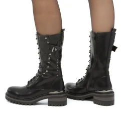 Discount Anfibi con borchie nere da Donna Donna Scarponcini E Anfibi Donna