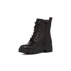 Best Anfibi da bambina neri con doppia zip Bambino Stivaletti Bambina