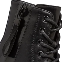 Best Anfibi da bambina neri con doppia zip Bambino Stivaletti Bambina