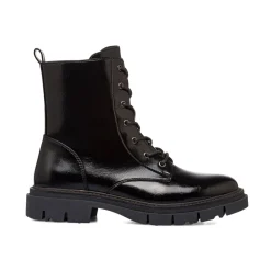 Discount Anfibi da donna neri effetto lucido Donna Scarponcini E Anfibi Donna