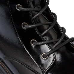 Discount Anfibi da donna neri effetto lucido Donna Scarponcini E Anfibi Donna