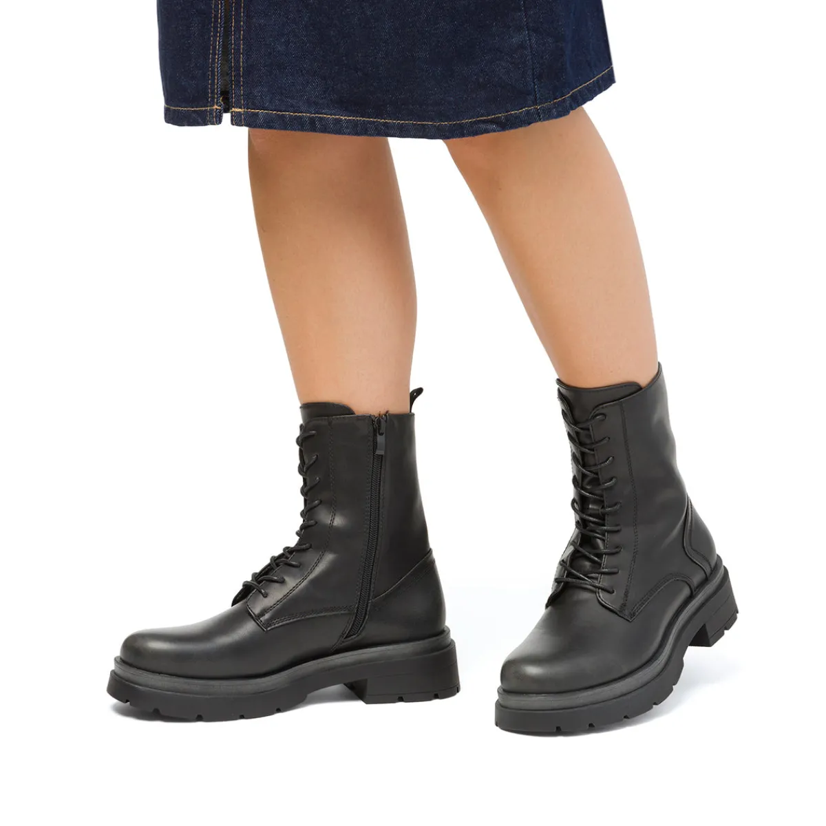 New Anfibi da donna neri Donna Scarponcini E Anfibi Donna