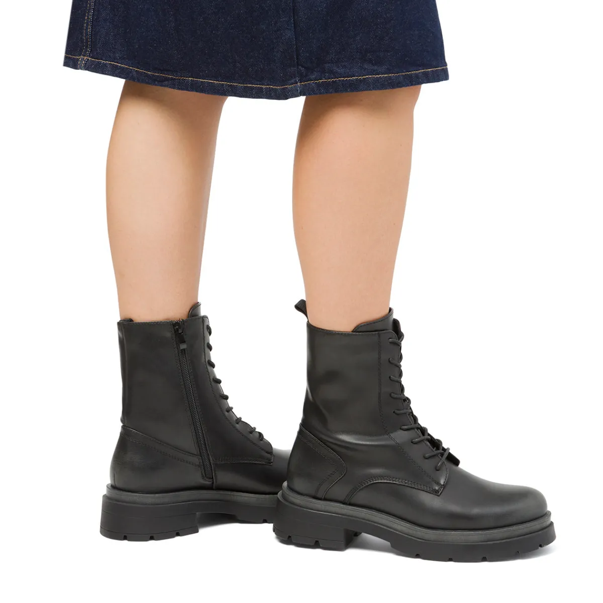 New Anfibi da donna neri Donna Scarponcini E Anfibi Donna