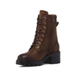 Best Anfibi marroni da Donna con tacco Donna Stivaletti Donna