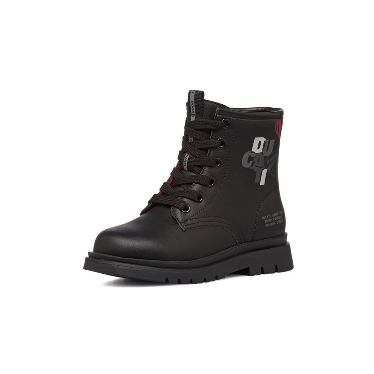 Sale Anfibi neri da bambino con stampe e logo Bambino Stivaletti Bambino