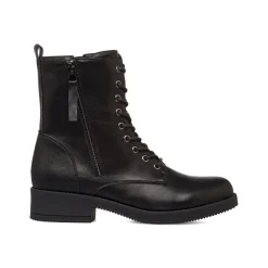 Discount Anfibi neri da donna con zip Donna Scarponcini E Anfibi Donna