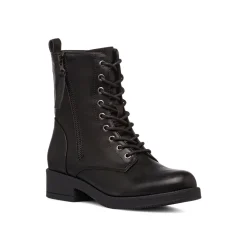 Discount Anfibi neri da donna con zip Donna Scarponcini E Anfibi Donna