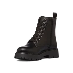 Discount Anfibi neri da Donna con lacci Donna Scarponcini E Anfibi Donna