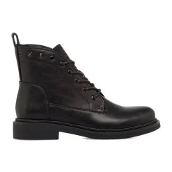 Clearance Anfibi neri da Donna con dettagli strass Donna Scarponcini E Anfibi Donna