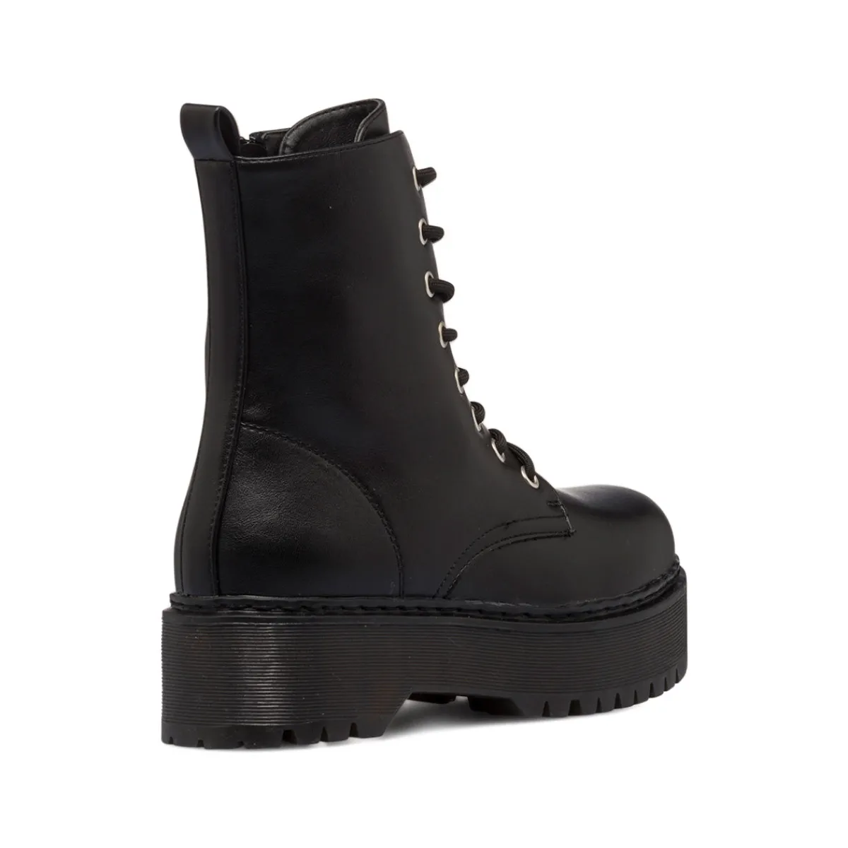 Discount Anfibi neri da donna con maxi-suola Donna Scarponcini E Anfibi Donna