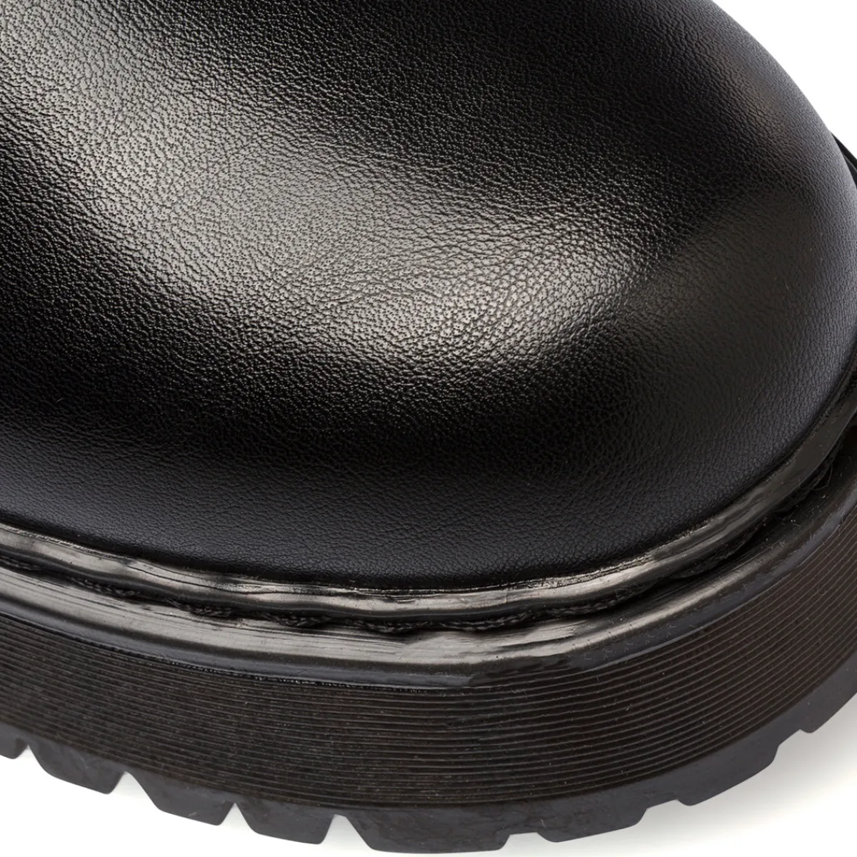 Discount Anfibi neri da donna con maxi-suola Donna Scarponcini E Anfibi Donna