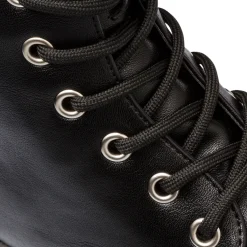 Discount Anfibi neri da donna con maxi-suola Donna Scarponcini E Anfibi Donna