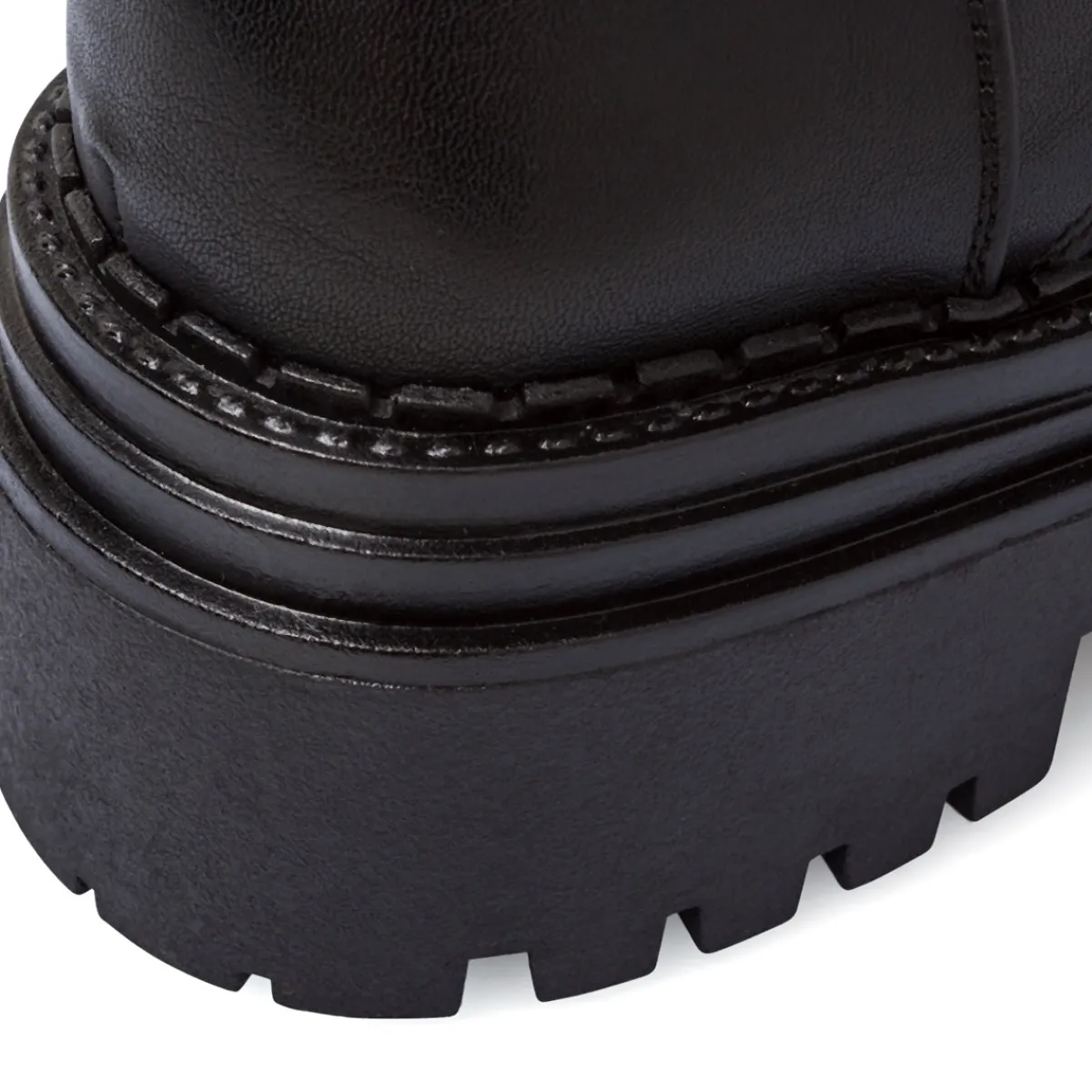 Online Anfibi neri da Donna con suola chuncky Donna Scarponcini E Anfibi Donna