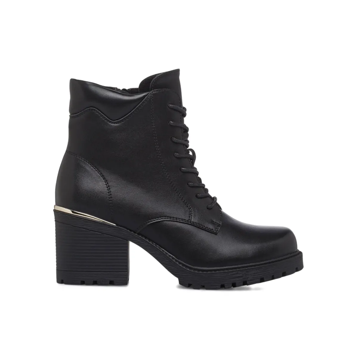 Best Anfibi neri da Donna con zip e tacco 7 cm Donna Stivaletti Donna