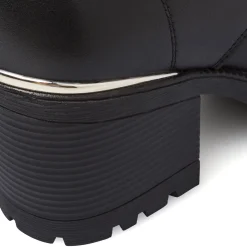 Best Anfibi neri da Donna con zip e tacco 7 cm Donna Stivaletti Donna