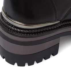 Clearance Anfibi neri da Donna con dettagli metallici Donna Scarponcini E Anfibi Donna