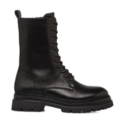 New Anfibi neri da Donna Donna Scarponcini E Anfibi Donna