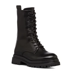 New Anfibi neri da Donna Donna Scarponcini E Anfibi Donna