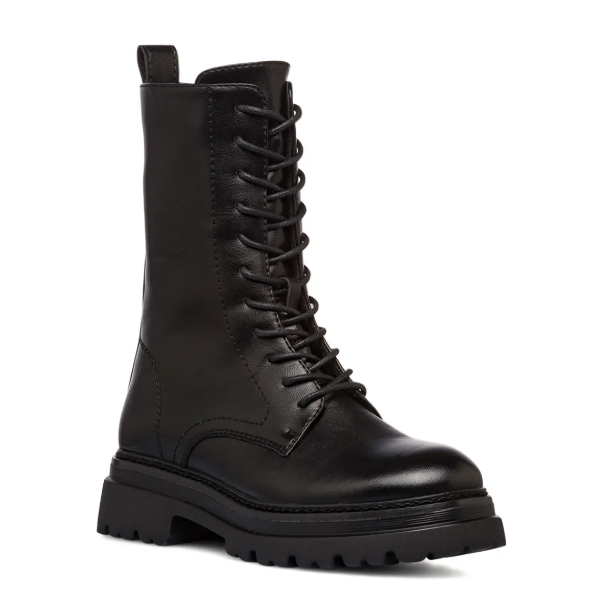 New Anfibi neri da Donna Donna Scarponcini E Anfibi Donna