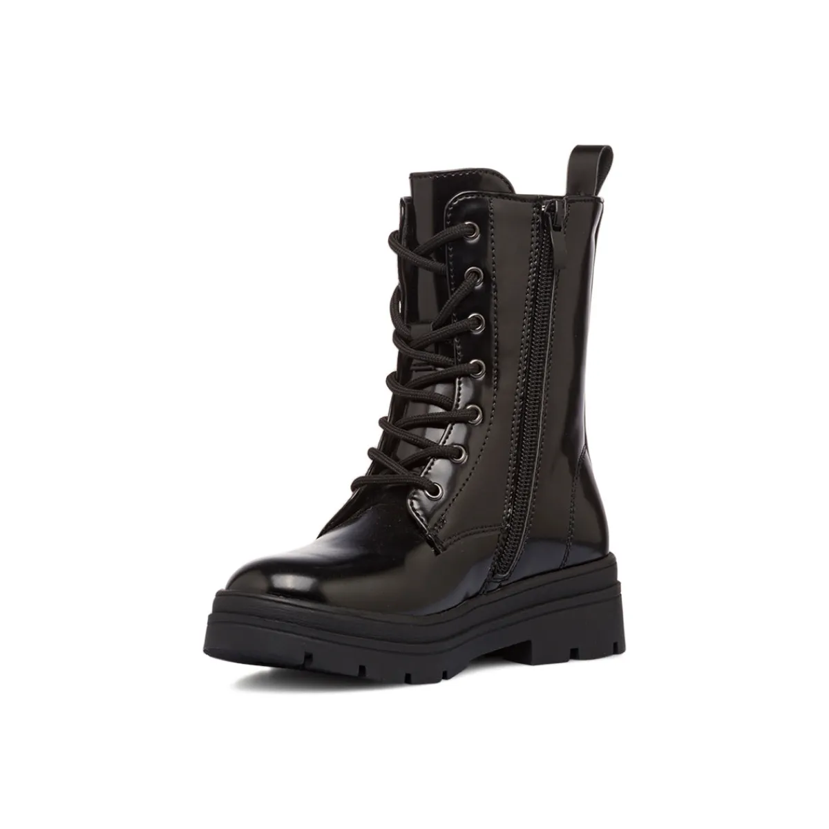 Discount Anfibi neri da ragazza con dettaglio stelle Bambino Stivaletti Bambina|Scarpe Ragazza