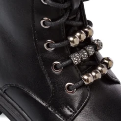 Best Anfibi neri da Ragazza con charms e fibbia Bambino Stivaletti Bambina|Scarpe Ragazza