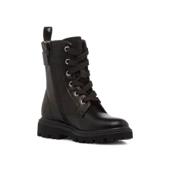 Hot Anfibi neri da Ragazza con fibbia a cuore e strass Bambino Stivaletti Bambina|Scarpe Ragazza