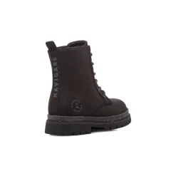 Hot Anfibi neri da Ragazzo con lacci e zip Bambino Stivaletti Bambino|Scarpe Ragazzo