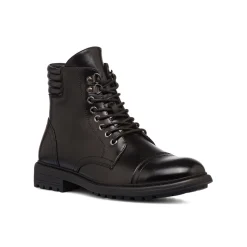 Anfibi neri da uomo con zip Uomo Polacchine Uomo|Stivaletti Uomo