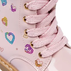 Sale Anfibi rosa da Bambina con cuoricini in paillettes Bambino Stivaletti Bambina