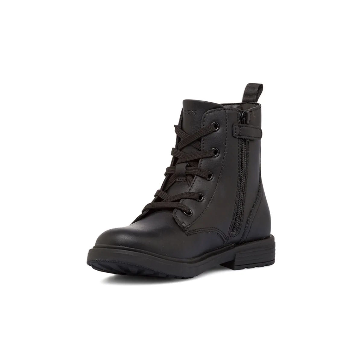 New Anfibi traspiranti da bambina neri con borchie Bambino Stivaletti Bambina