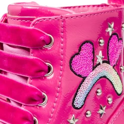 Sale Anfibio fucsia da bambina in vernice Bambino Stivaletti Bambina