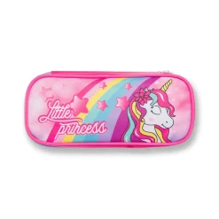Hot Astuccio ovale fucsia Magic Land con stampa Bambino Zaini E Astucci