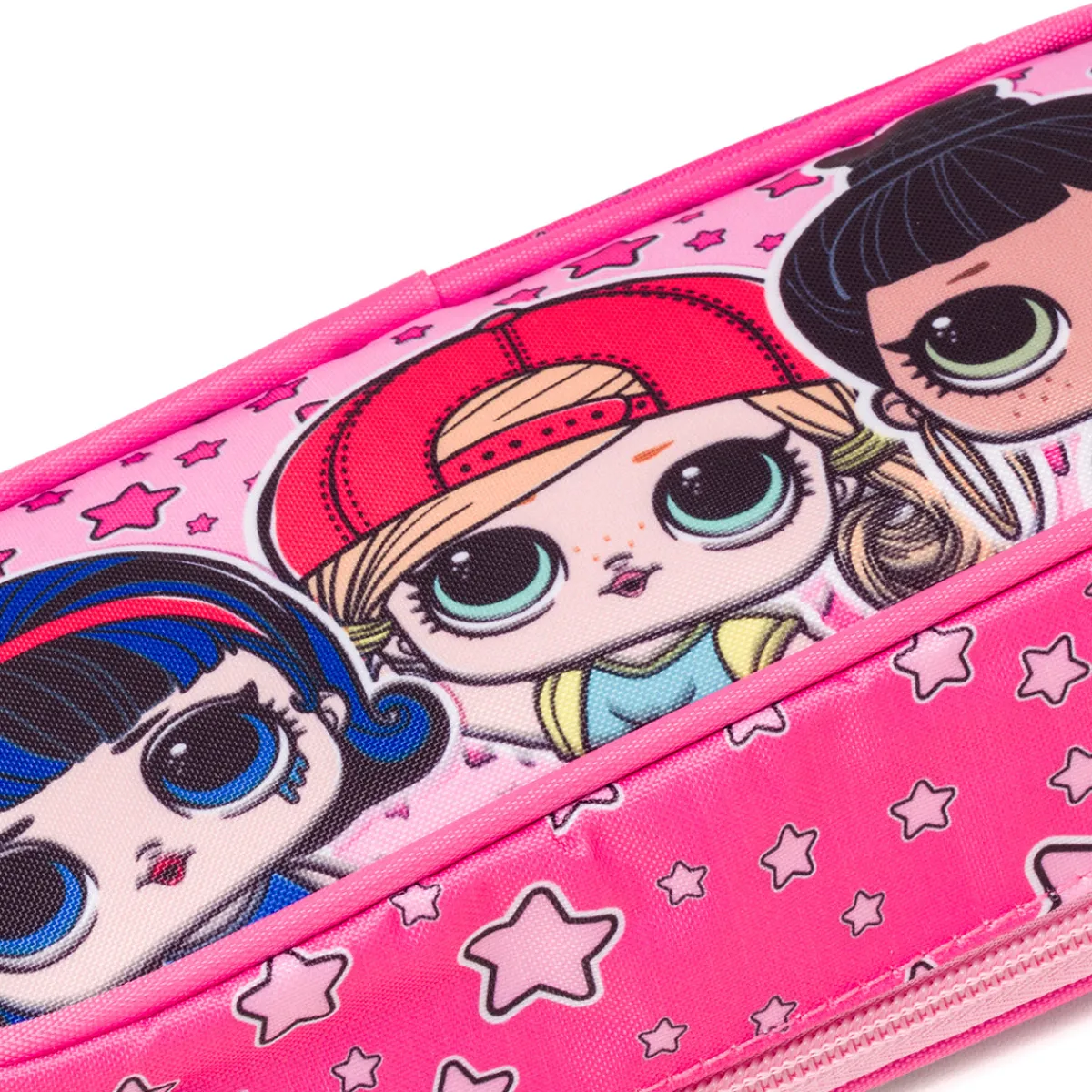 Sale Astuccio ovale rosa con stampa L.O.L. Surprise! Bambino Zaini E Astucci