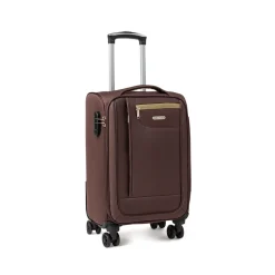 Outlet Bagaglio a mano in tessuto marrone Bagaglio A Mano