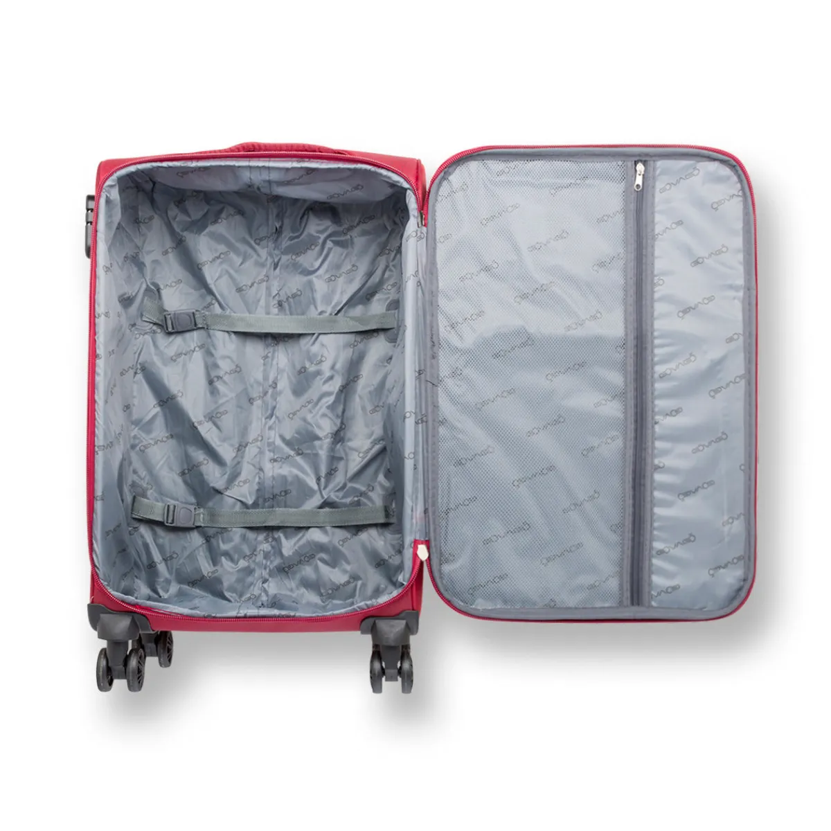 Outlet Bagaglio a mano in tessuto rossa Bagaglio A Mano