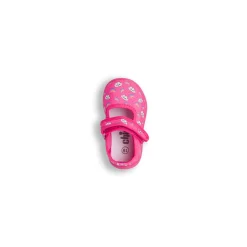 Ballerine bambina primi passi fucsia con stampe Telly Bambino Scarpe Con Strappo Bambina|Primi Passi Bambina
