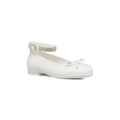 Sale Ballerine bianche da ragazza con strass sul cinturino Bambino Scarpe Ragazza|Ballerine Bambina