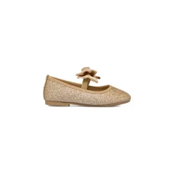 Online Ballerine glitter oro da bambina con fiocco Bambino Scarpe Da Cerimonia Bambina|Ballerine Bambina