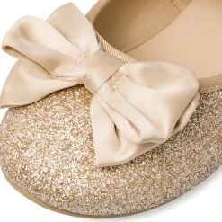 Sale Ballerine in glitter oro da ragazza Bambino Scarpe Da Cerimonia Bambina|Scarpe Ragazza