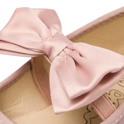Hot Ballerine in vernice color nude da bambina con fiocco Bambino Ballerine Bambina