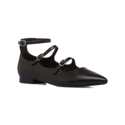 Ballerine Mary Jane nere da Donna con fibbie Donna Ballerine Donna