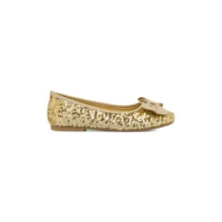 Clearance Ballerine oro da Ragazza con fiocco e paillettes Bambino Scarpe Ragazza|Ballerine Bambina