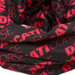 Clearance Bandana e scaldacollo multi uso nera con logo Corse Uomo Sciarpe Uomo