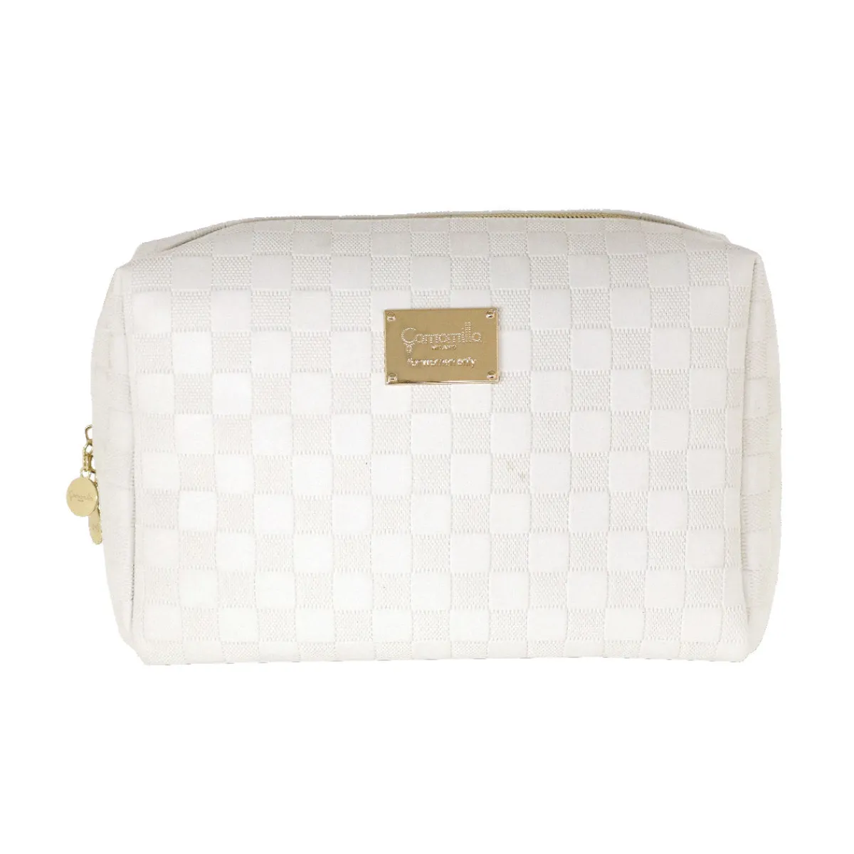New Beauty case Bianco da Donna con logo Donna Beauty Case E Trousse