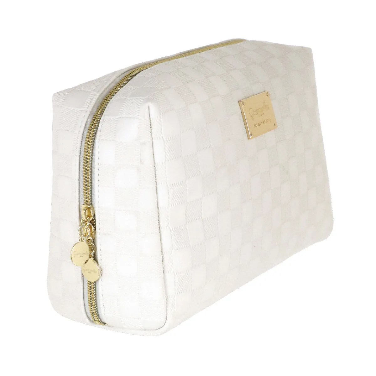 New Beauty case Bianco da Donna con logo Donna Beauty Case E Trousse