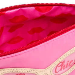 Discount Beauty Case Fucsia da donna con dettagli glitter Donna Beauty Case E Trousse