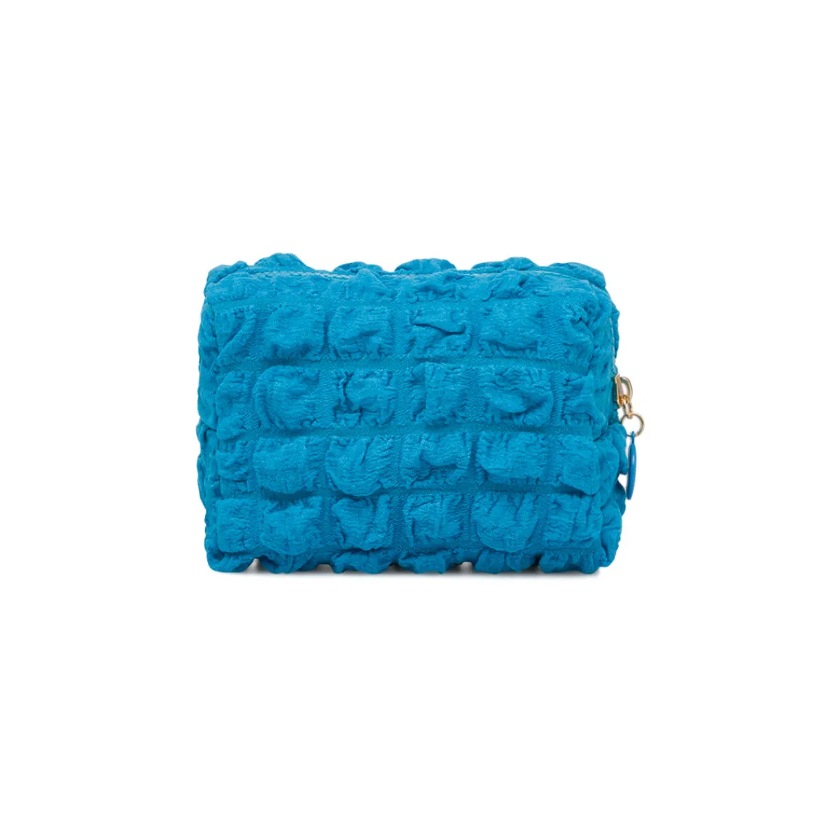 Discount Beauty Case porta oggetti azzurro da Donna con logo Donna Beauty Case E Trousse